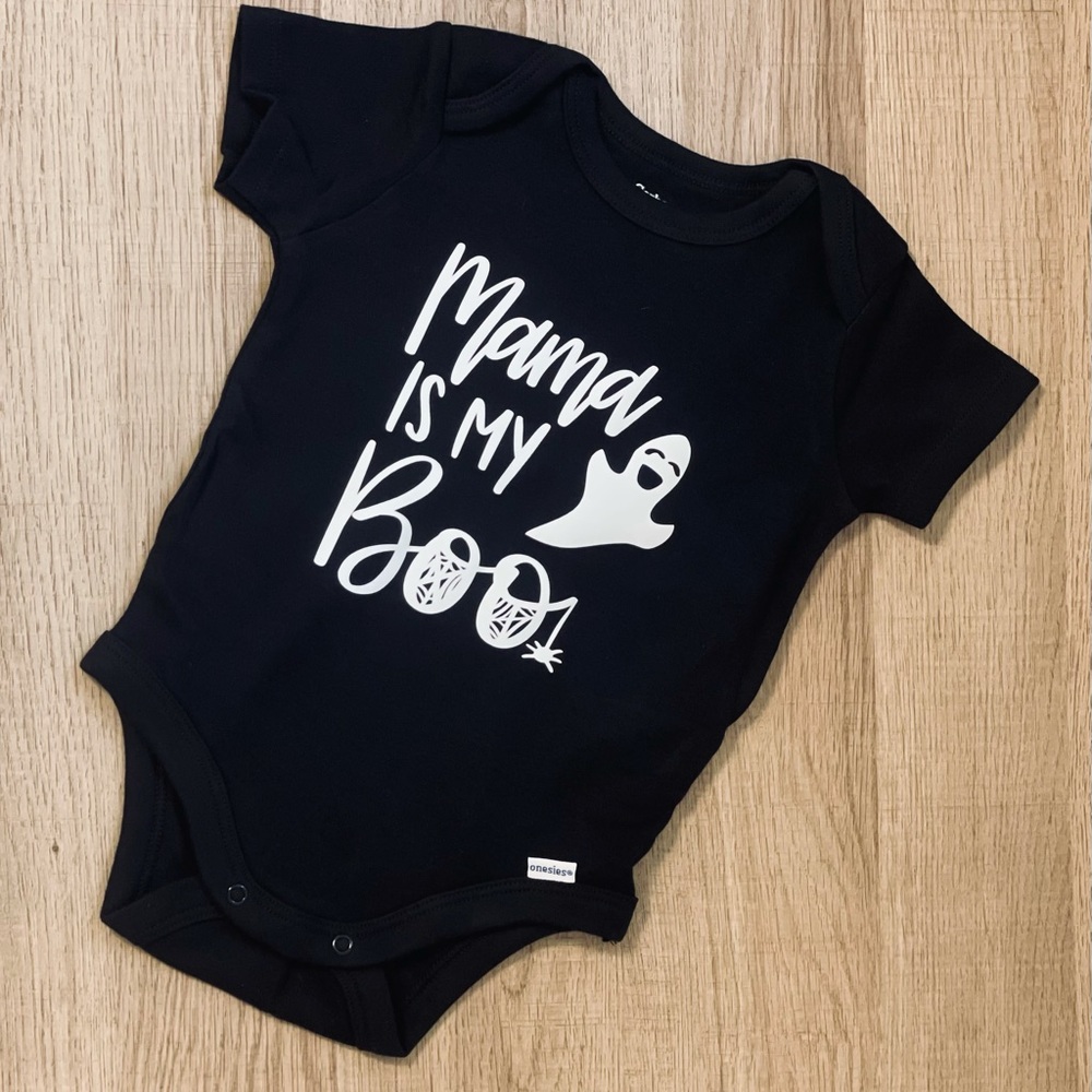 Baby onesie momma is my boo